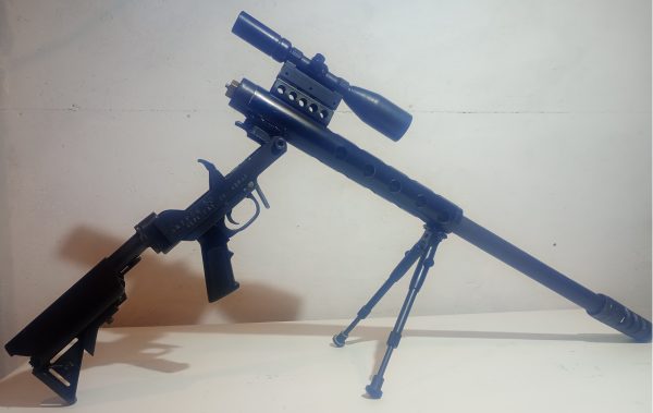 FUSIL SNIPER SERBU RN-50 de fogueo cal 9 mm / .380