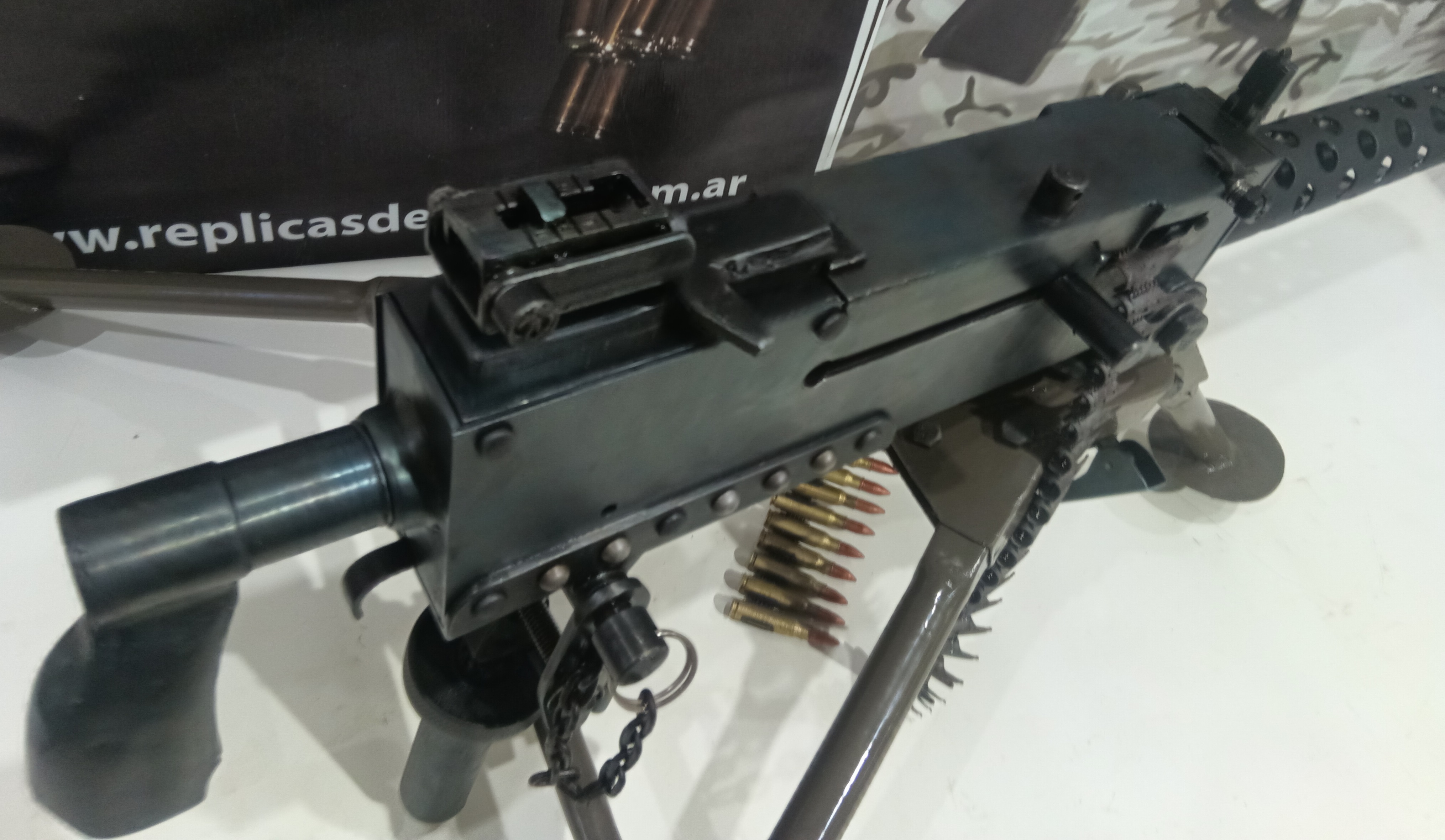 88888 AMETRALLADORA BROWNING mod M-1919 en tripode (pistol grip)