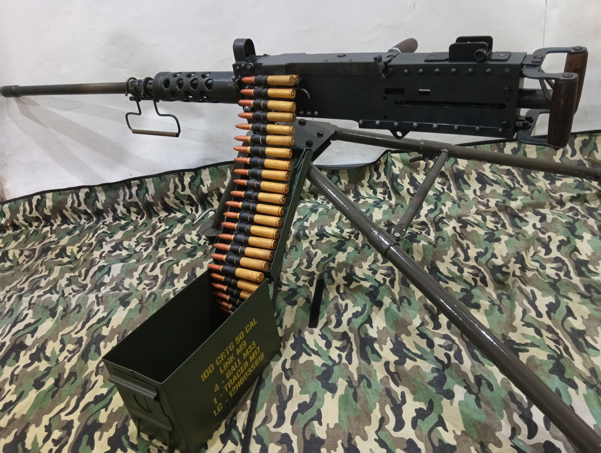 AMETRALLADORA PESADA BROWNING M2HB (en cajon)